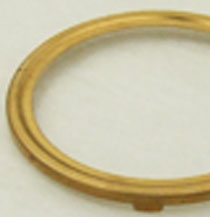 2in BEZEL  Flat stepped Brass (MJC02FJ) ( Jaguar XK120/140/150 ) 